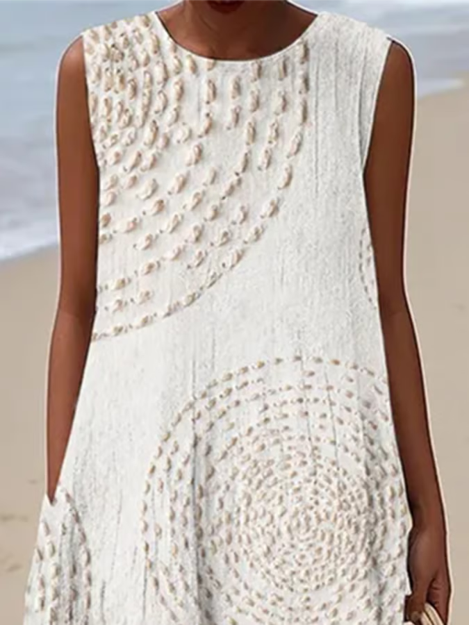 Oplena – Vestido Casual Sem Mangas