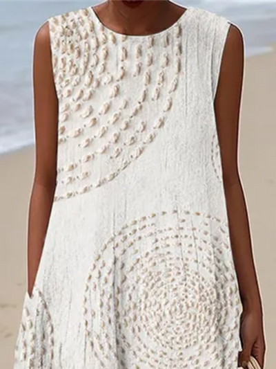 Oplena – Vestido Casual Sem Mangas