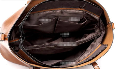 Ana - Bolsa Cruzada de Couro Vintage