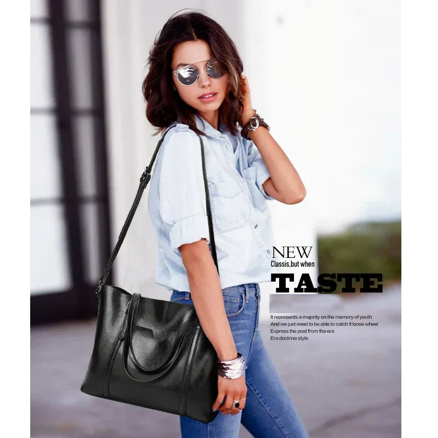 Helena - Luxuoso Bolsa de Couro