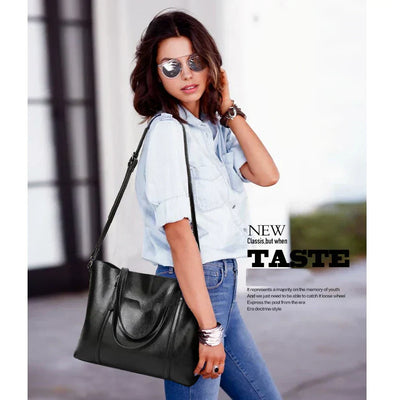 Helena - Luxuoso Bolsa de Couro