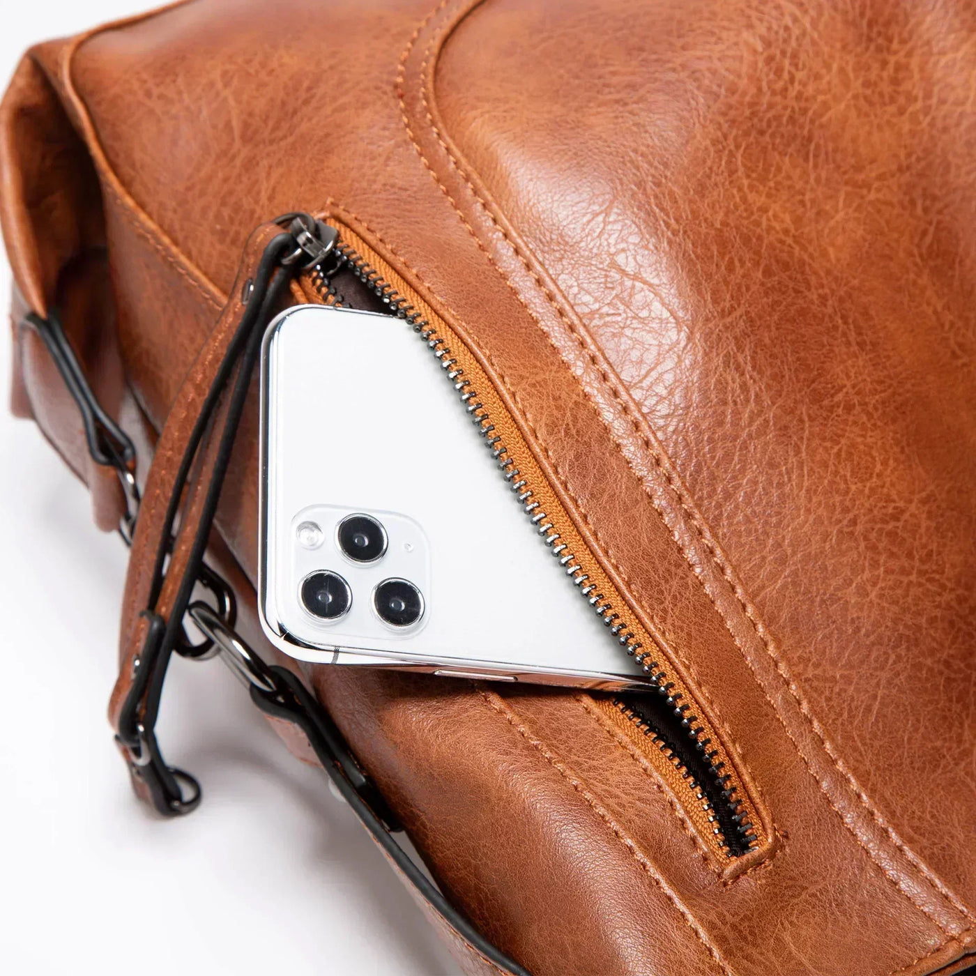 Carmen - Bolsa de Couro Vintage-Vegana