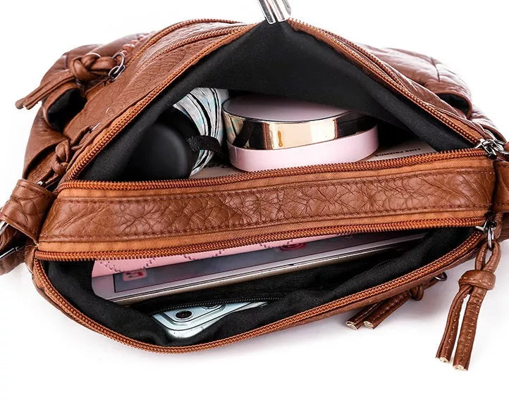 Adriana - Bolsa de Couro Macio